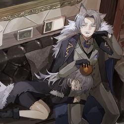 This is a pixiv picture whose title is サルッツォ親子.