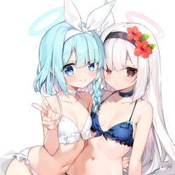 This is a pixiv picture whose title is 夏コミブルアカ本出ます.