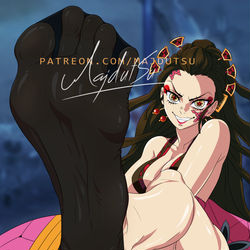 This is a pixiv picture whose title is Daki Feet.