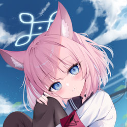 This is a pixiv picture whose title is ニコ.