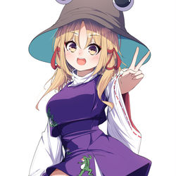 This is a pixiv picture whose title is 元気いっぱい諏訪子ちゃん！.
