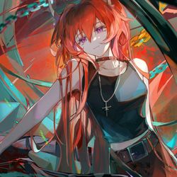 This is a pixiv picture whose title is 宇宙的终极答案.