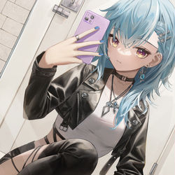 This is a pixiv picture whose title is Selfie.