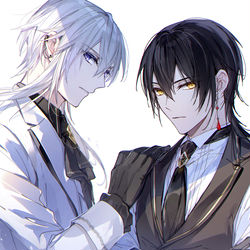 This is a pixiv picture whose title is ルカとファウスト.