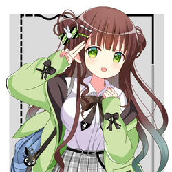 This is a pixiv picture whose title is イマドキの女子高生の千夜ちゃん。.