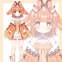 This is a pixiv picture whose title is 【VTuber】Miuna Usako.
