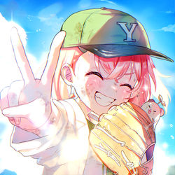 This is a pixiv picture whose title is 根性はなまるエース様！.