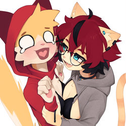This is a pixiv picture whose title is Rolo and Aeiou.