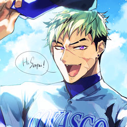 This is a pixiv picture whose title is にじ甲2023.