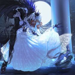 This is a pixiv picture whose title is 【skeb】テスカトリポカとぐだ子.