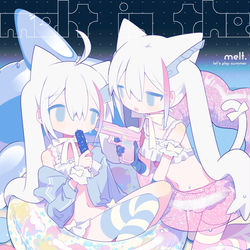 This is a pixiv picture whose title is 夏ごっこ.