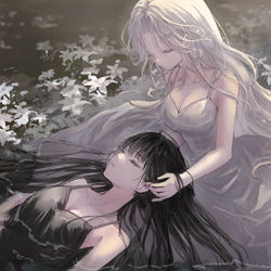 This is a pixiv picture whose title is わたしの神様.