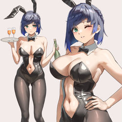 This is a pixiv picture whose title is バニー夜蘭.