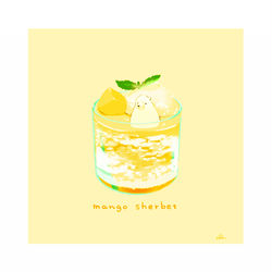 This is a pixiv picture whose title is マンゴーシャーベット.