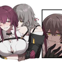 This is a pixiv picture whose title is She likes leaving marks.