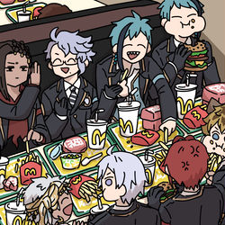 This is a pixiv picture whose title is twst➆.