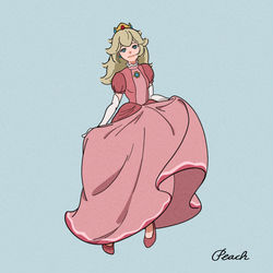 This is a pixiv picture whose title is ピーチ姫.