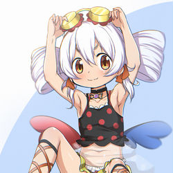 This is a pixiv picture whose title is なぎさちゃん水着.