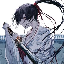 This is a pixiv picture whose title is Yamada Asaemon Sagiri.