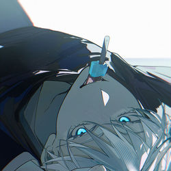 This is a pixiv picture whose title is 五条悟.
