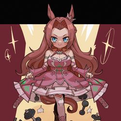 This is a pixiv picture whose title is うまむ落書き.