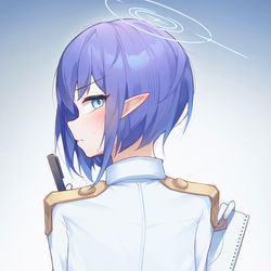 This is a pixiv picture whose title is アオイ.