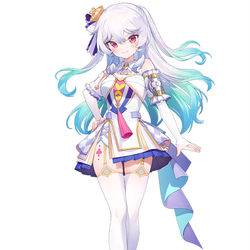 This is a pixiv picture whose title is 賭賭神ルイン.