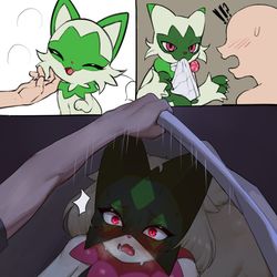 This is a pixiv picture whose title is Meowscarada?👀.