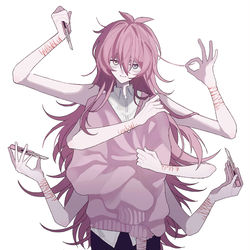 This is a pixiv picture whose title is どうして助けてくれなかったの.