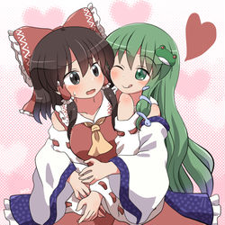 This is a pixiv picture whose title is 巫女っ！.