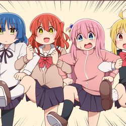 This is a pixiv picture whose title is ぼざろの日常.