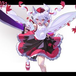 This is a pixiv picture whose title is 椛.