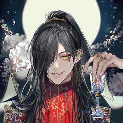 This is a pixiv picture whose title is 百花の王.
