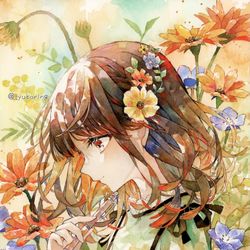 This is a pixiv picture whose title is 透明水彩＊.