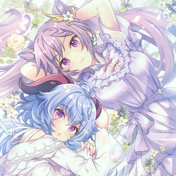 This is a pixiv picture whose title is 夢の中.