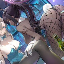 This is a pixiv picture whose title is 【告知】ブルーアーカイブ2周年記念.