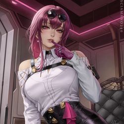 This is a pixiv picture whose title is Kafka - Honkai: Star Rail.