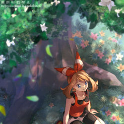 This is a pixiv picture whose title is 愛された花.