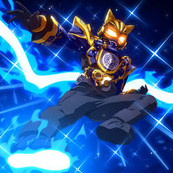 This is a pixiv picture whose title is 『FANTASY STRIKE』.