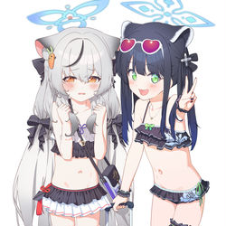 This is a pixiv picture whose title is 春原（水着）.