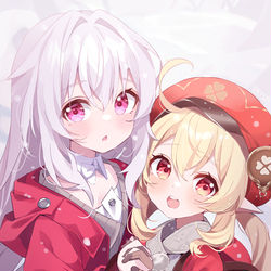 This is a pixiv picture whose title is Clara & Klee❤️.