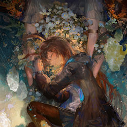 This is a pixiv picture whose title is The Sinners' Dance.