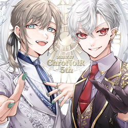 This is a pixiv picture whose title is ✨ChroNoiR5周年🖤.