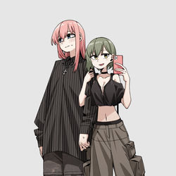 This is a pixiv picture whose title is 거울셀카.