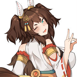 This is a pixiv picture whose title is イナリワン.