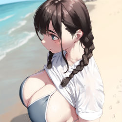 This is a pixiv picture whose title is 海の日.