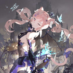This is a pixiv picture whose title is 恶魔晚会.