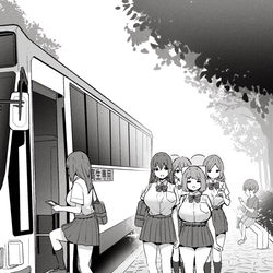 This is a pixiv picture whose title is バスのりば.