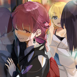This is a pixiv picture whose title is 大人組.