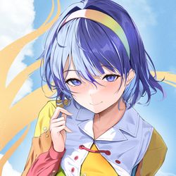 This is a pixiv picture whose title is skeb絵.